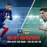 Nhận định soi kèo trận đấu Pháp vs Bắc Ireland lúc 02h10 ngày 09/06 giao hữu quốc tế cùng chuyên gia Xoilac TV.